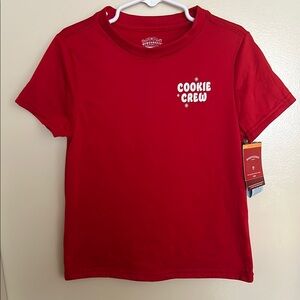 Wondershop Red Short Sleeve Tee with Bold Text